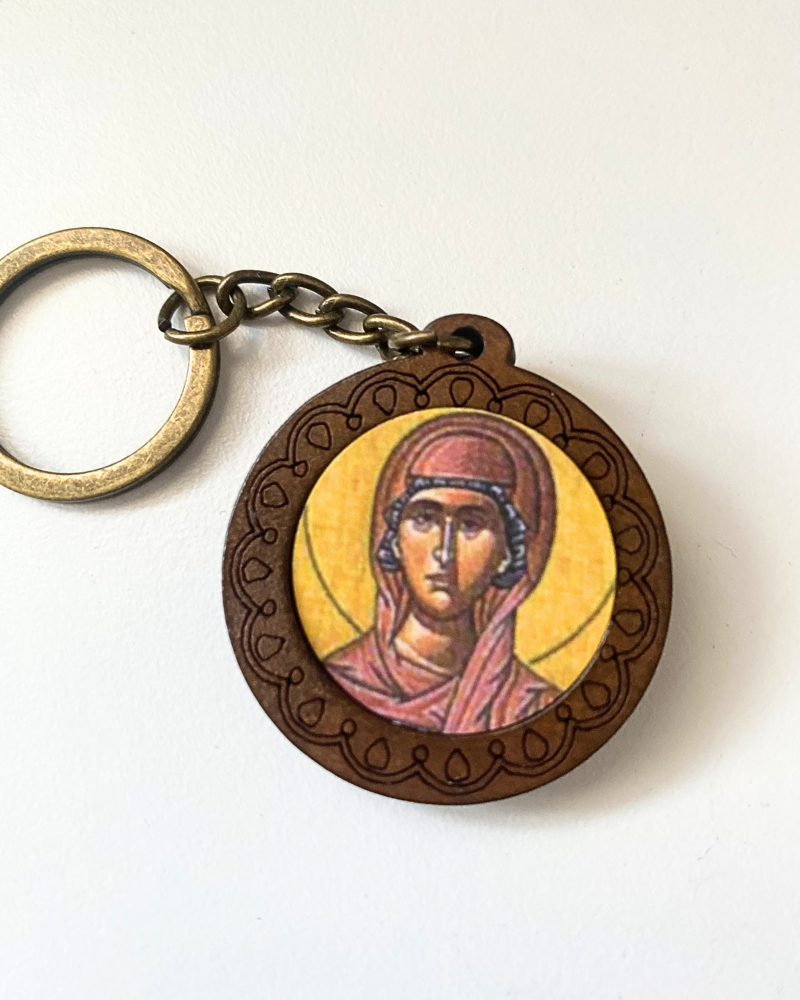 St. Agatha Keychain