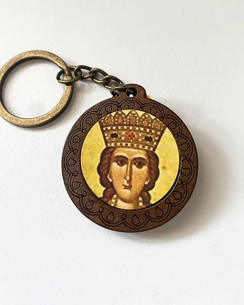 St. Barbara Keychain